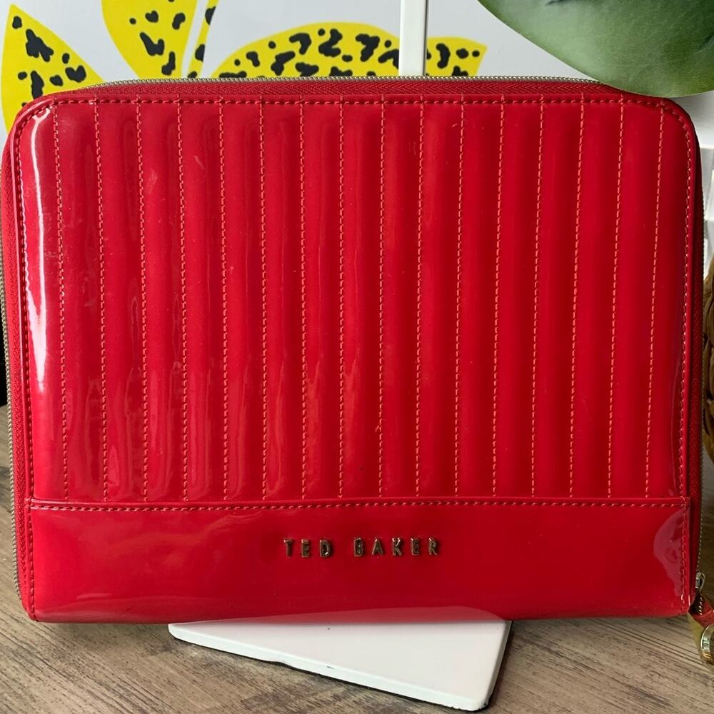 TED BAKER Red Tablet Ipad Sleeve Case Protector